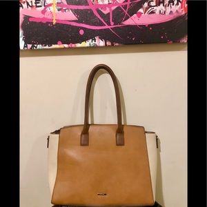 Color-block Aldo Leather Satchel/Tote Bag